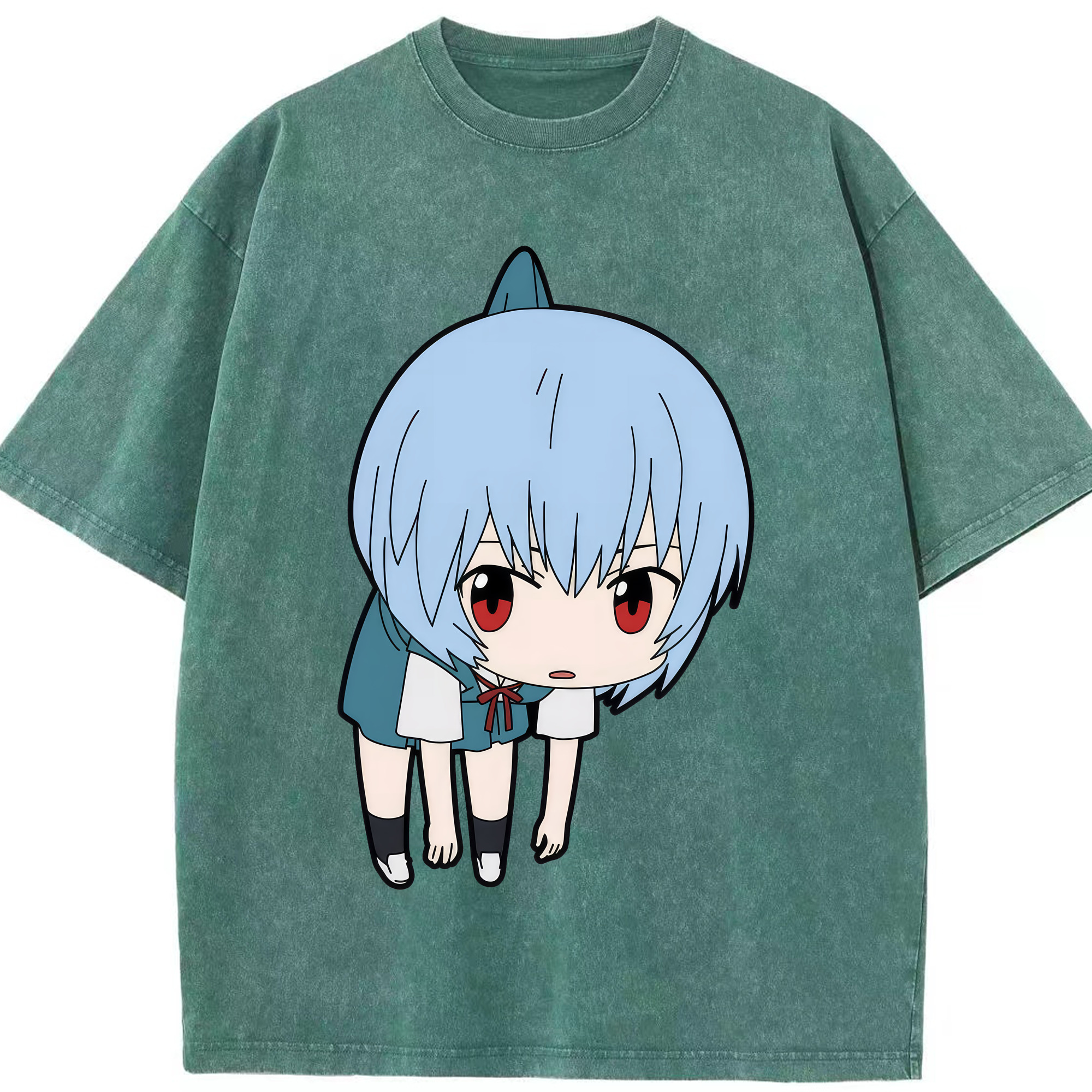 （画像用） EVA 新世紀エヴァンゲリオン 綿100% ヴィンテージ風 半袖Tシャツ（フロントプリント）